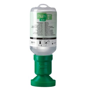 SOLUCIÓN SALINA, botella de 200 ml con cavidad ocular