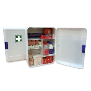 ערכת עזרה ראשונה לתלייה על קיר 39x31 ס"מ 2