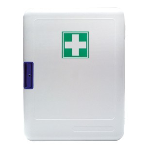 EMERGENCY FIRST AID KIT, for wall 39x31 cm