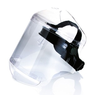 PERFORAMA-AC, screen with anti-fog acetate visor, 1F N 2C-1,2