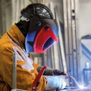 SHOCK-SHELL, auto-darkening welding helmet with hard hat 2