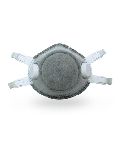 FFP2 NR, masque préformé avec 2 valves charbon actif