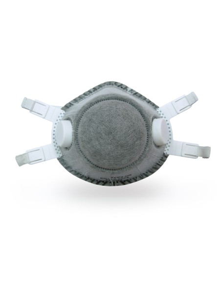 FFP2 NR, masque préformé avec 2 valves charbon actif