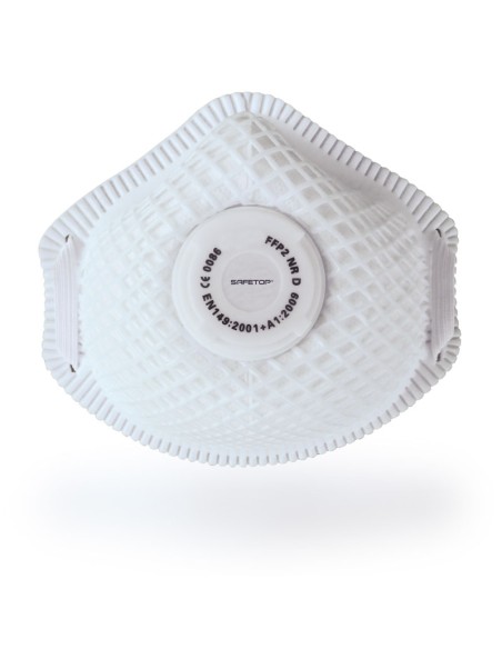 FFP2 NR D, masque avec maille et valve sans métal