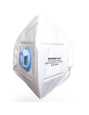 FFP3 NR D, vertical folding mask valve metal free