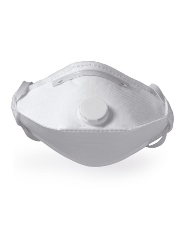 FFP3 NR D, masque pliable horizontal avec valve sans métal