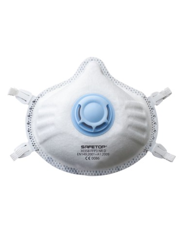 FFP3 NR D, masque moulé avec valve et charbon actif