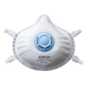 FFP3 NR D, preformed mask with valve and activated carbon