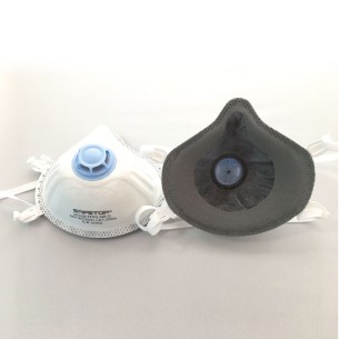 FFP3 NR D, masque moulé avec valve et charbon actif 2