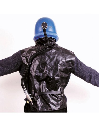 COMMANDER, maschera di sabbiatura collegabile a ClearFlow