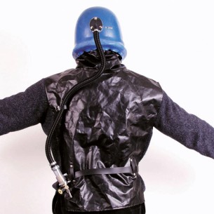 COMMANDER, maschera di sabbiatura collegabile a ClearFlow 2