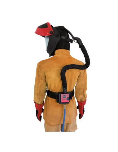 AIRSHELL AIRKUBE, welding screen + face shield + air regulator