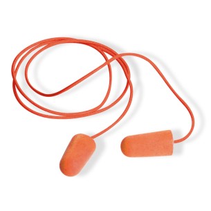 PINKIE CORDED PU Foam, אטמי אוזניים עם חוט SNR 37 dB קופסה 200 זוגות