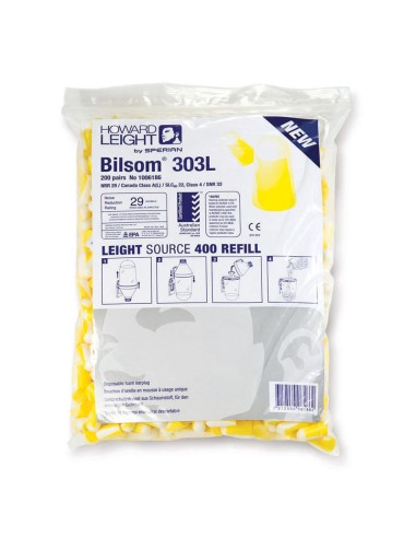 BAG 200 pairs Bilsom earplugs for LS400 dispenser